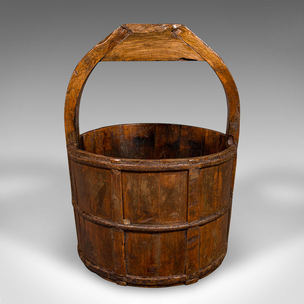 Large Antique Well Bucket, English, Georgian, Planter, Fireside Store, Garden