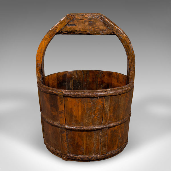 Large Antique Well Bucket, English, Georgian, Planter, Fireside Store, Garden