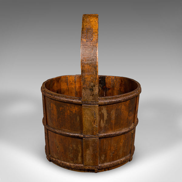Large Antique Well Bucket, English, Georgian, Planter, Fireside Store, Garden
