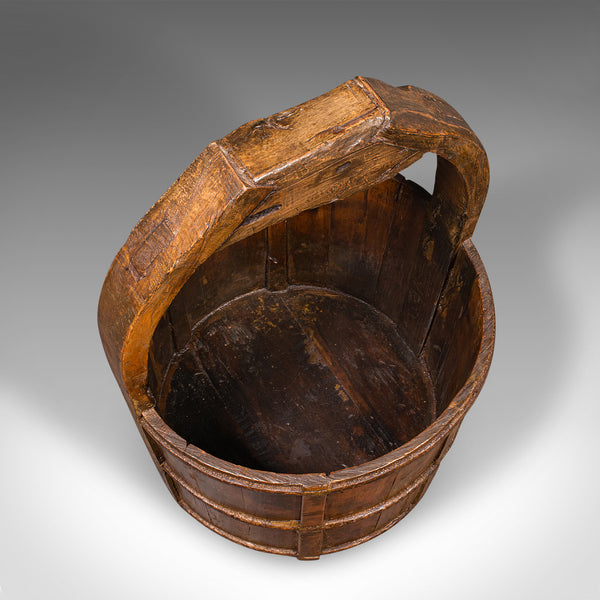 Large Antique Well Bucket, English, Georgian, Planter, Fireside Store, Garden