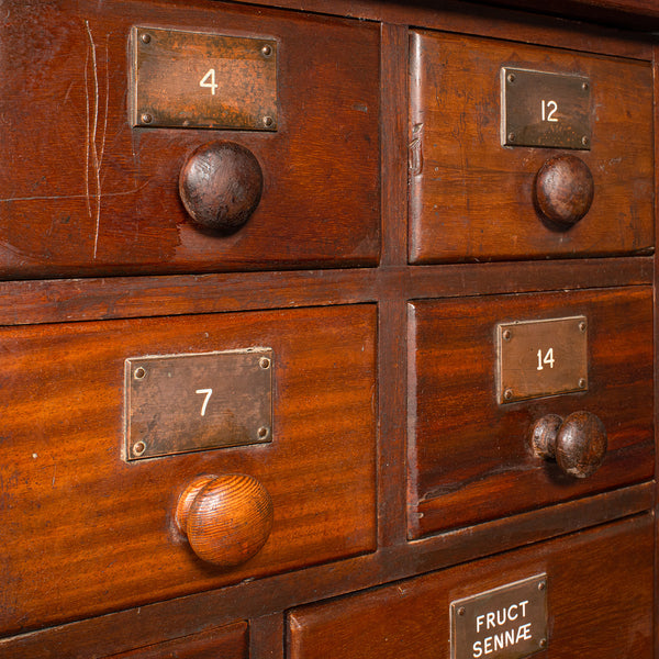 Antique Apothecary Chest of Drawers, English, Chemist’s Shop Cabinet, Victorian