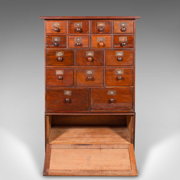 Antique Apothecary Chest of Drawers, English, Chemist’s Shop Cabinet, Victorian