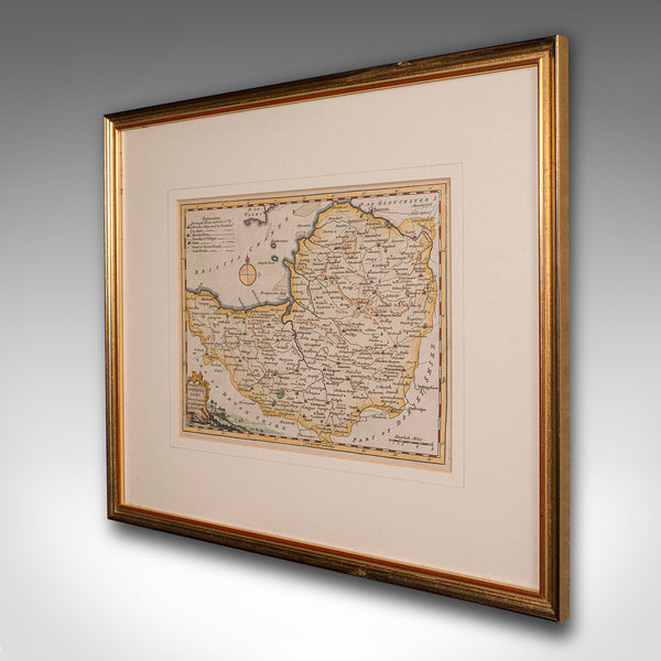 Antique Somerset Map, Thomas Kitchin, English, Cartographic Reference, Georgian