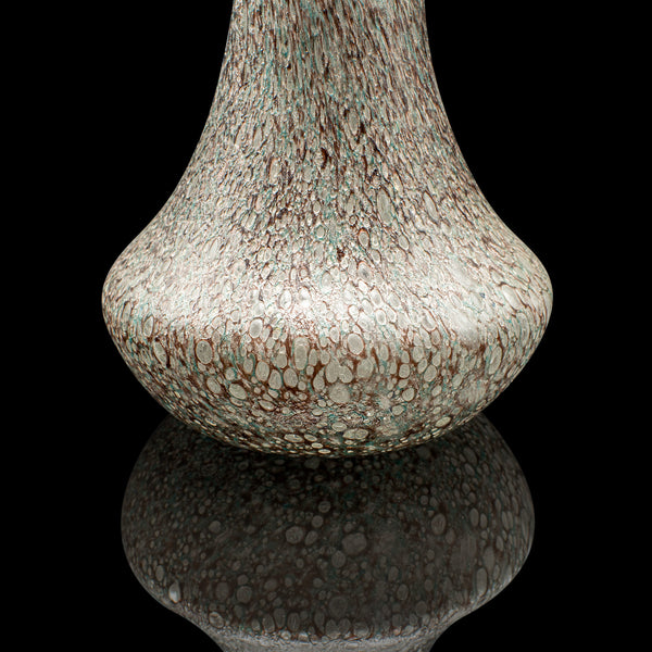 Vintage Flower Vase, Scottish, Art Glass, Display, Tear Drop Posy Sleeve, C.1980
