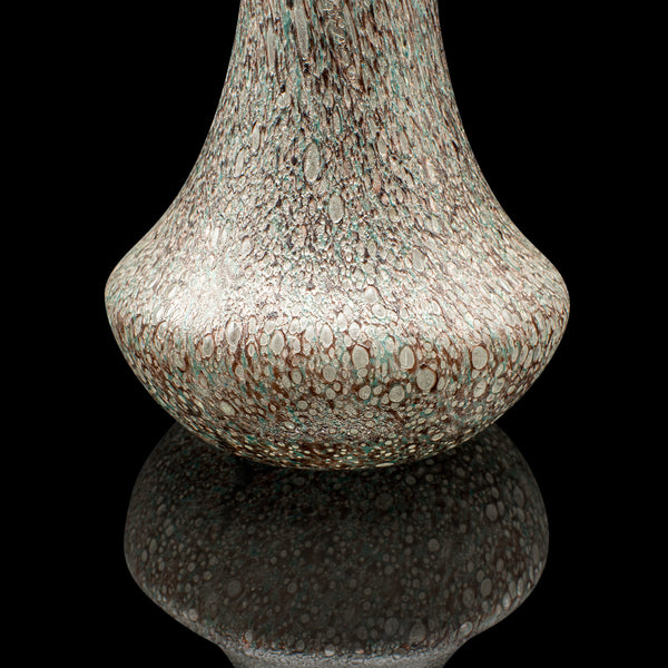 Vintage Flower Vase, Scottish, Art Glass, Display, Tear Drop Posy Sleeve, C.1980