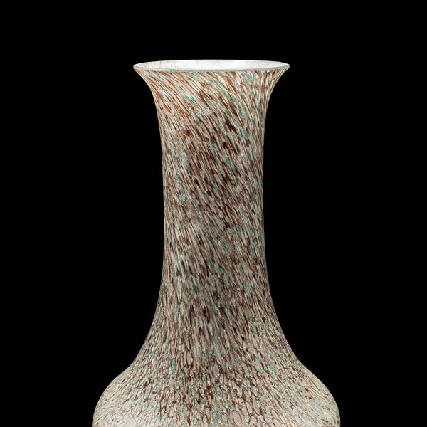 Vintage Flower Vase, Scottish, Art Glass, Display, Tear Drop Posy Sleeve, C.1980