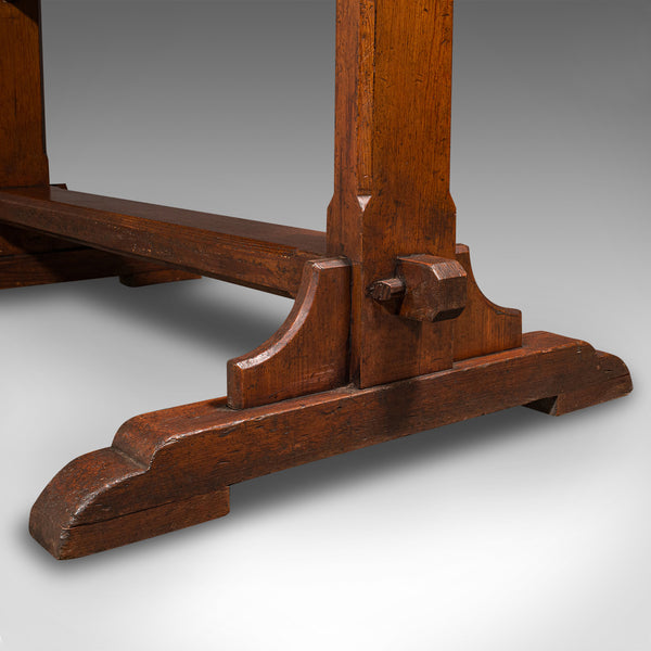 Antique Hall Table, Victorian, Pitch Pine, Kitchen, Ecclesiastical, Circa 1870