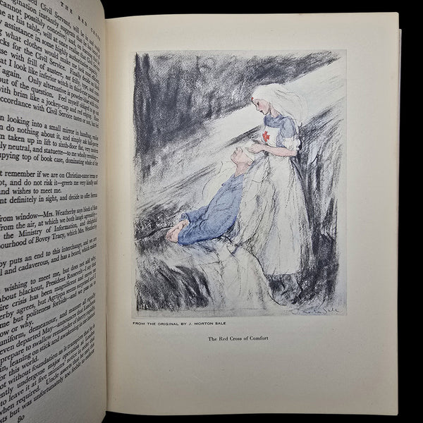 Vintage, The Queen's Book of the Red Cross, Royal History, First Edition, WWII