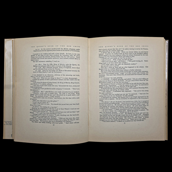 Vintage, The Queen's Book of the Red Cross, Royal History, First Edition, WWII