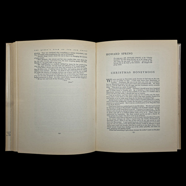 Vintage, The Queen's Book of the Red Cross, Royal History, First Edition, WWII