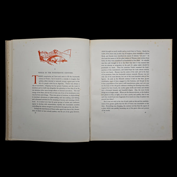 Antique Art Book, The Pageant of Venice, Hutton & Brangwyn, Illustrated, C.1920