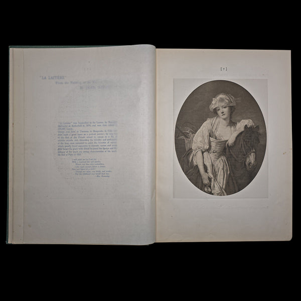 Antique Art Book, The Hundred Best Pictures, Hardcover, Illustrated, Edwardian
