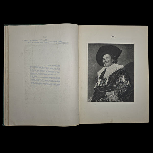 Antique Art Book, The Hundred Best Pictures, Hardcover, Illustrated, Edwardian