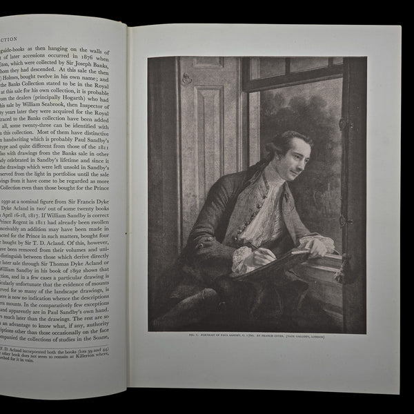 Vintage Art Book, Sandby Drawings at Windsor Castle, Illustrated, Mid Century