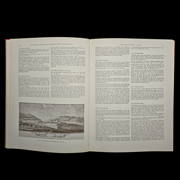 Vintage Art Book, Sandby Drawings at Windsor Castle, Illustrated, Mid Century