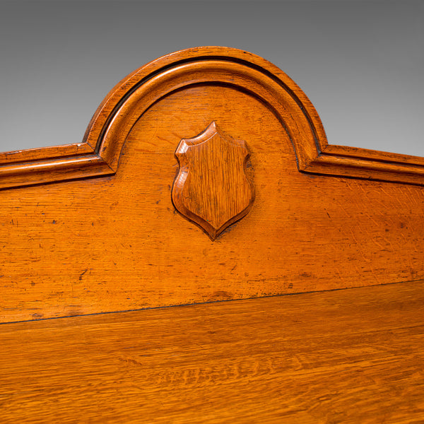Antique Hall Side Table, Early Victorian, Scottish, Golden Oak, Console, C.1850