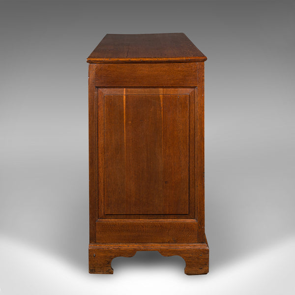 Large Antique Mule Chest, Georgian, Oak, Coffer Over Three Drawers, Circa 1780