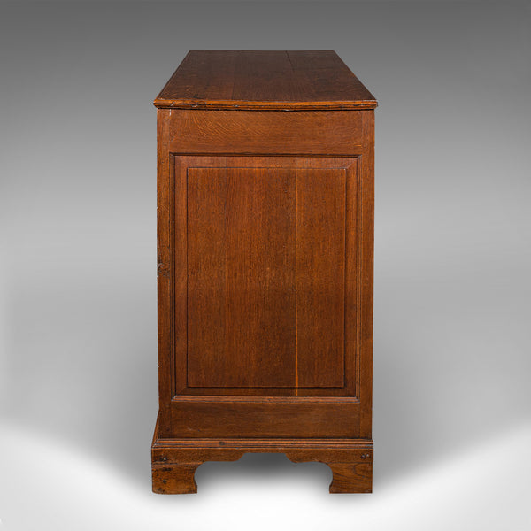 Large Antique Mule Chest, Georgian, Oak, Coffer Over Three Drawers, Circa 1780