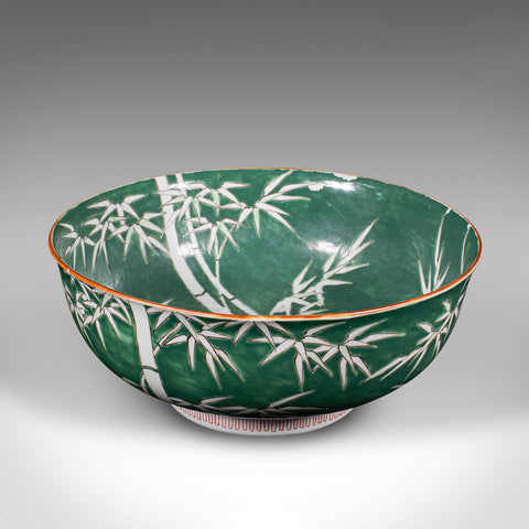 Vintage Fruit Bowl, Japanese, Ceramic, Serving Dish, Display, Art Deco, C.1940