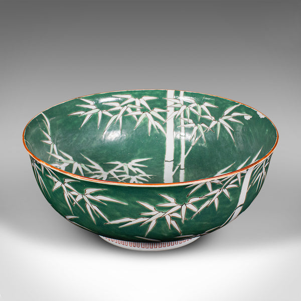 Vintage Fruit Bowl, Japanese, Ceramic, Serving Dish, Display, Art Deco, C.1940