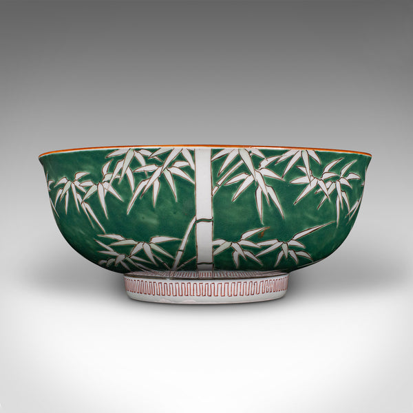 Vintage Fruit Bowl, Japanese, Ceramic, Serving Dish, Display, Art Deco, C.1940