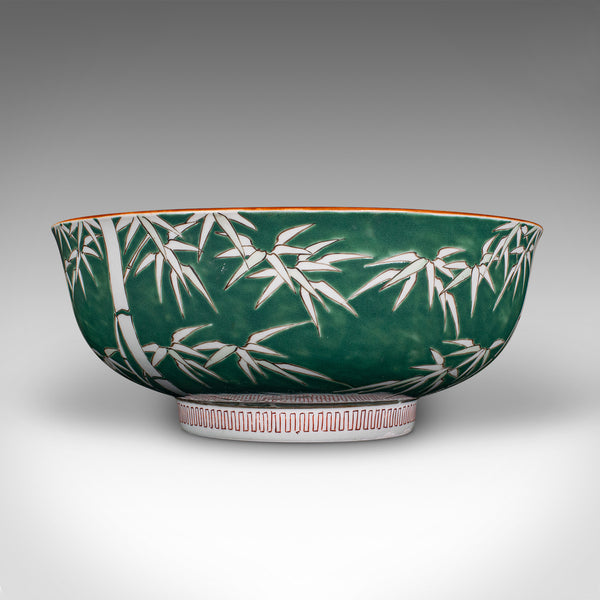 Vintage Fruit Bowl, Japanese, Ceramic, Serving Dish, Display, Art Deco, C.1940