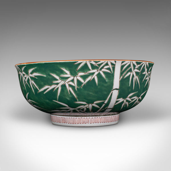 Vintage Fruit Bowl, Japanese, Ceramic, Serving Dish, Display, Art Deco, C.1940