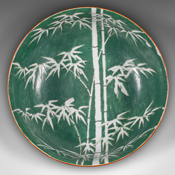 Vintage Fruit Bowl, Japanese, Ceramic, Serving Dish, Display, Art Deco, C.1940