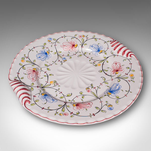 Vintage Soup Tureen Service, Portuguese, Ceramic Serving Set, Table Centrepiece