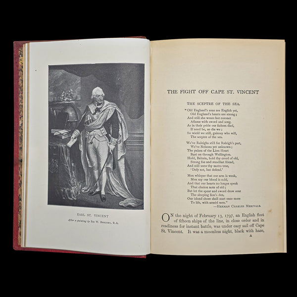 Antique Military Reference Book, Deeds That Won the Empire, History, Illustrated