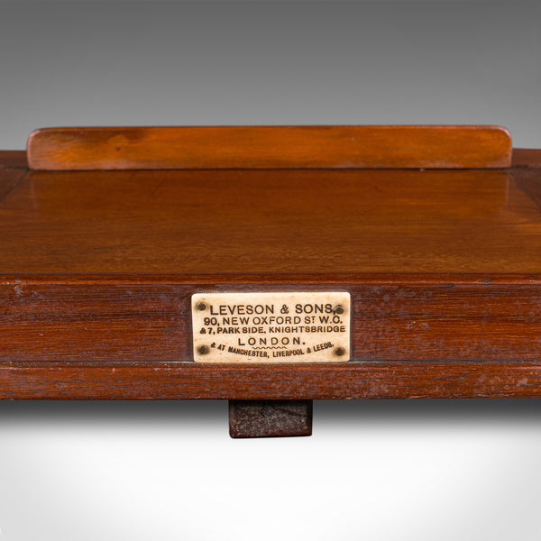 Antique Gentleman's Reading Tray, English, Walnut, Supper, Edwardian, C.1910