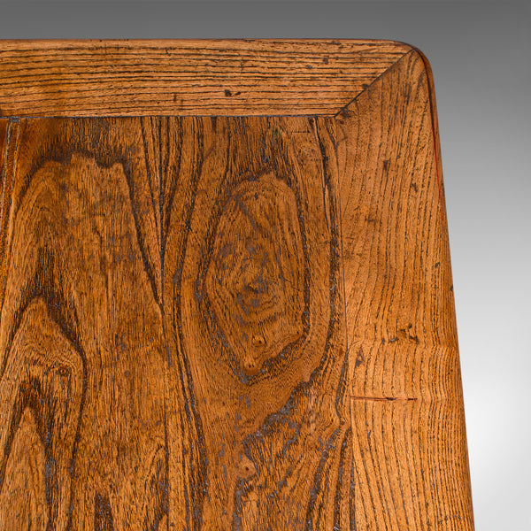 Antique Chabudai Table, Japanese, Elm, Tea, Kneeling, Meiji, Victorian, C.1900