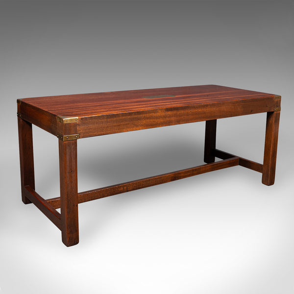 Vintage Coffee Table, English, Campaign Taste, Lounge, Centre, Art Deco, C.1930