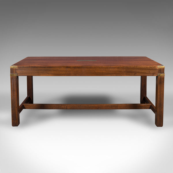 Vintage Coffee Table, English, Campaign Taste, Lounge, Centre, Art Deco, C.1930