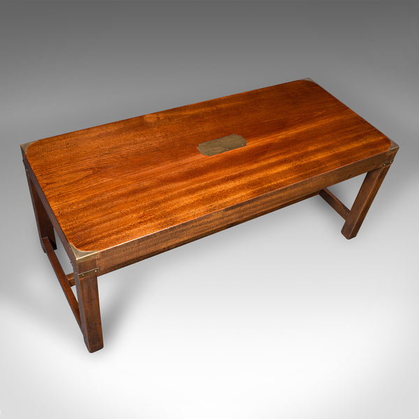 Vintage Coffee Table, English, Campaign Taste, Lounge, Centre, Art Deco, C.1930