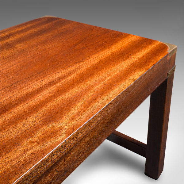 Vintage Coffee Table, English, Campaign Taste, Lounge, Centre, Art Deco, C.1930