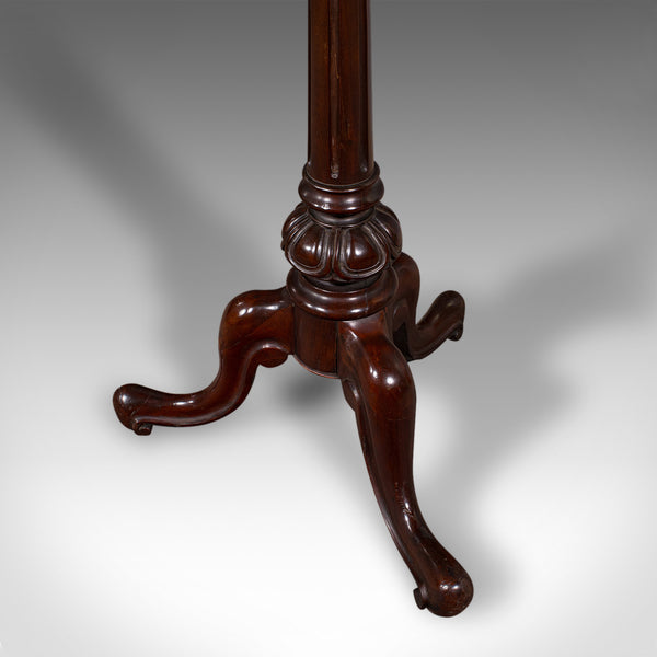 Antique Tripod Shaving Mirror, English, Vanity Grooming Stand, Victorian, C.1840