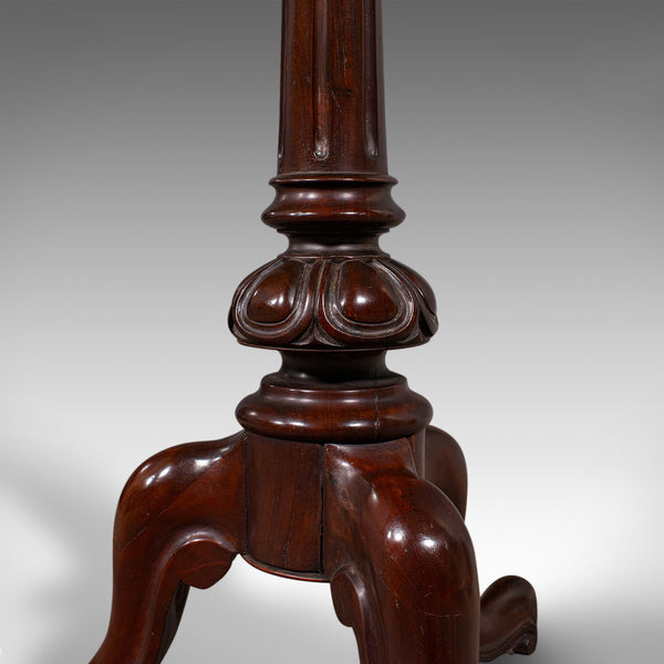 Antique Tripod Shaving Mirror, English, Vanity Grooming Stand, Victorian, C.1840