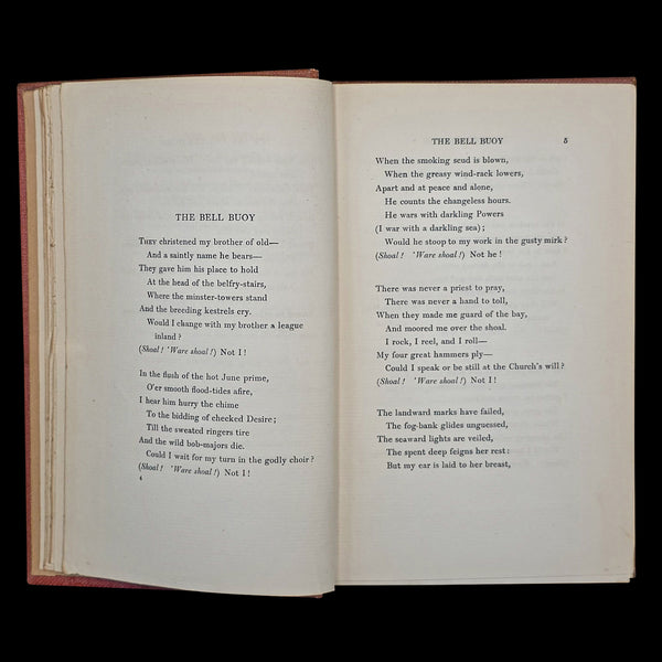 Antique Poetry Book, The Five Nations, Rudyard Kipling, Poems, Literary Classic