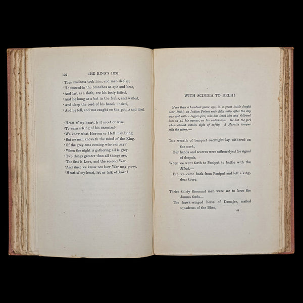 Antique Poetry Book, Barrack Room Ballads, Rudyard Kipling, Literary Classic