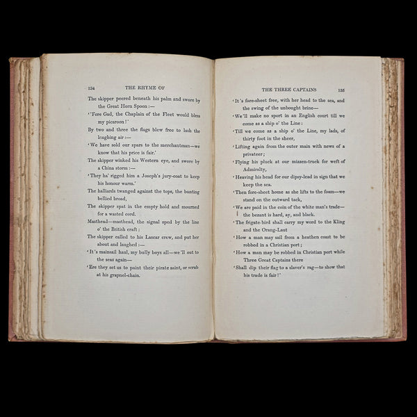 Antique Poetry Book, Barrack Room Ballads, Rudyard Kipling, Literary Classic