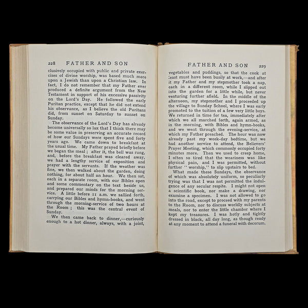 Vintage Book, Father And Son, Edmund Gosse, Memoir, Literary Classic, Circa 1935
