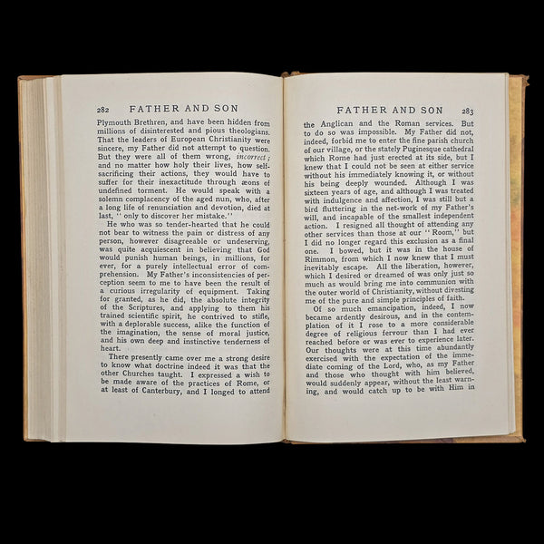 Vintage Book, Father And Son, Edmund Gosse, Memoir, Literary Classic, Circa 1935