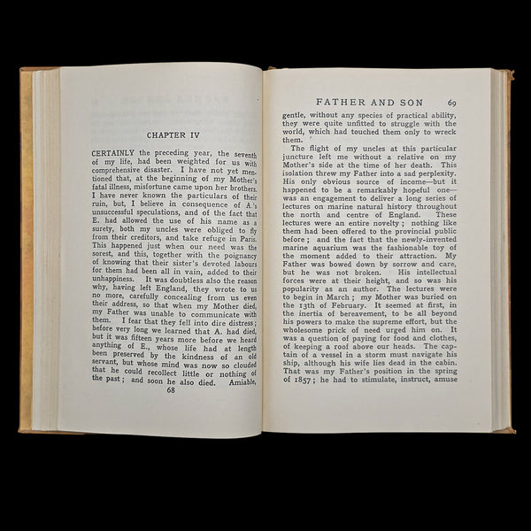 Vintage Book, Father And Son, Edmund Gosse, Memoir, Literary Classic, Circa 1935