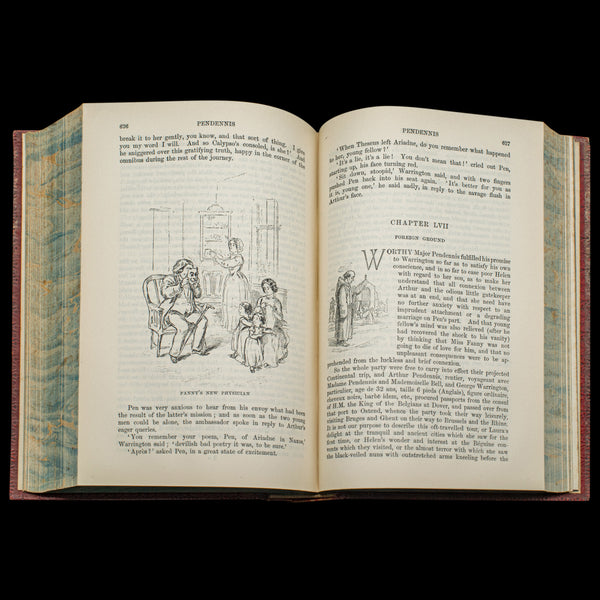 Antique Book, Pendennis, William Thackeray, Novel, Fiction, Edwardian, C.1908