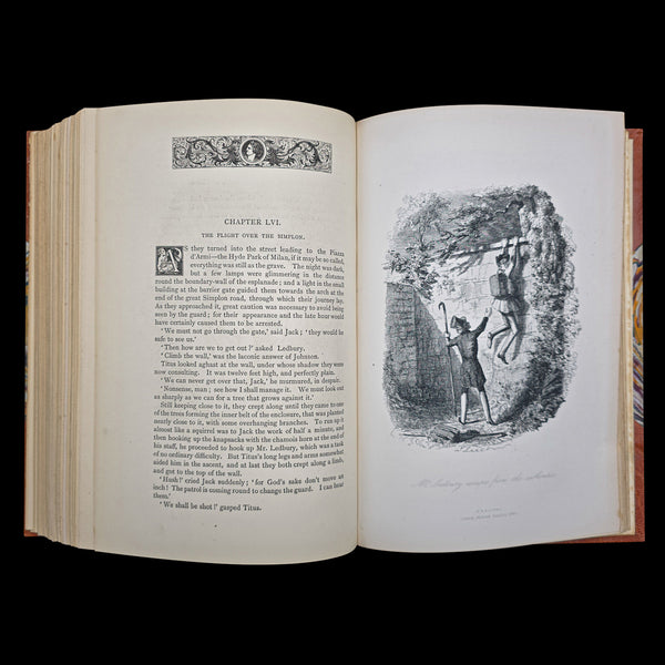 Antique Book, Adventures of Mr Ledbury, Albert Smith, Novel, Literature, C.1886