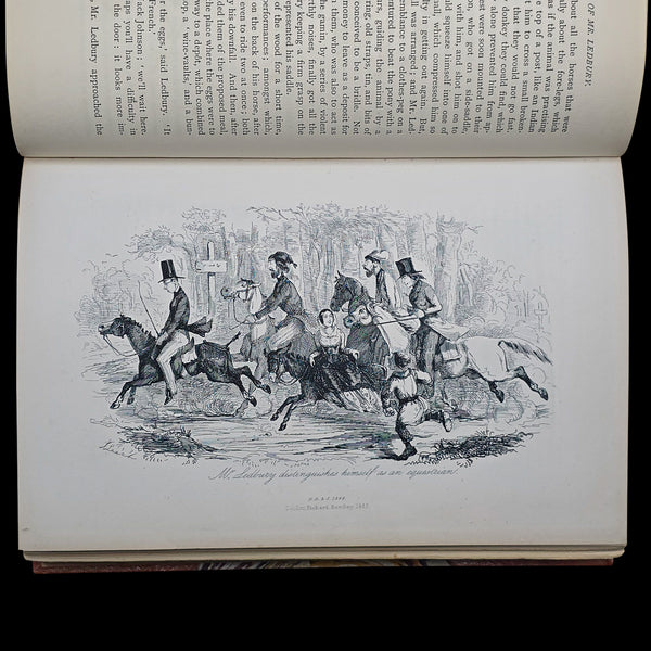 Antique Book, Adventures of Mr Ledbury, Albert Smith, Novel, Literature, C.1886