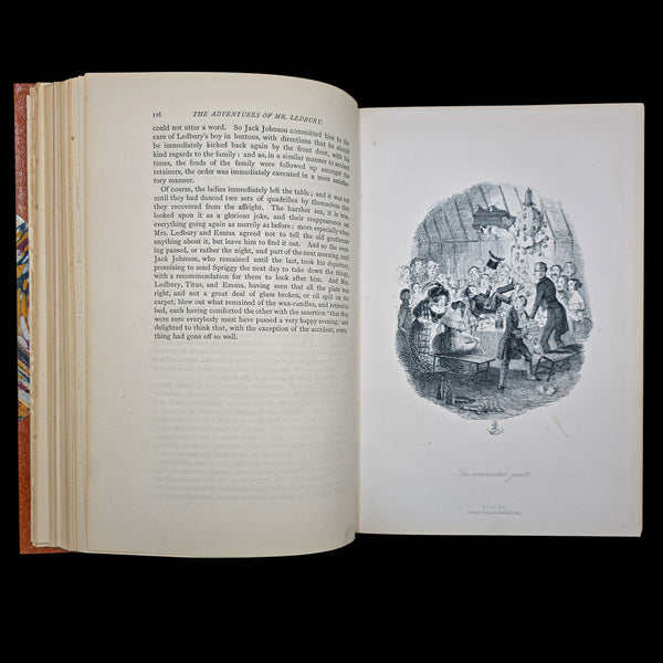 Antique Book, Adventures of Mr Ledbury, Albert Smith, Novel, Literature, C.1886