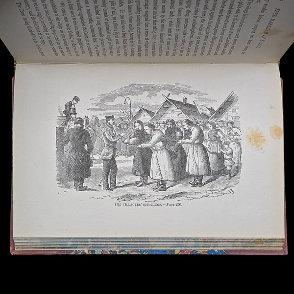 Antique Book, Fred Markham In Russia, Memoir, Travel Literature, Victorian, 1884