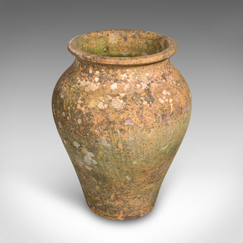 Antique Garden Vase, English, Terracotta, Planter, Victorian, Outdoor Ornament